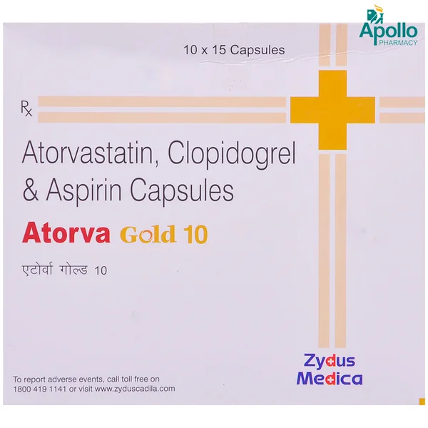 Atorva Gold 10mg Capsule 15s