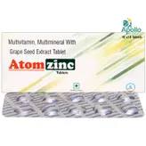 Atom Zinc Tablet 10's, Pack of 10