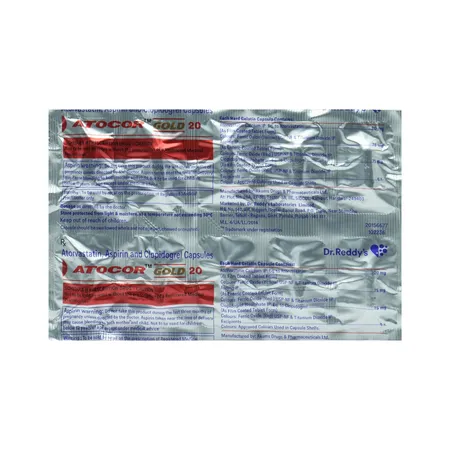 Atocor Gold 20 Capsule 10's