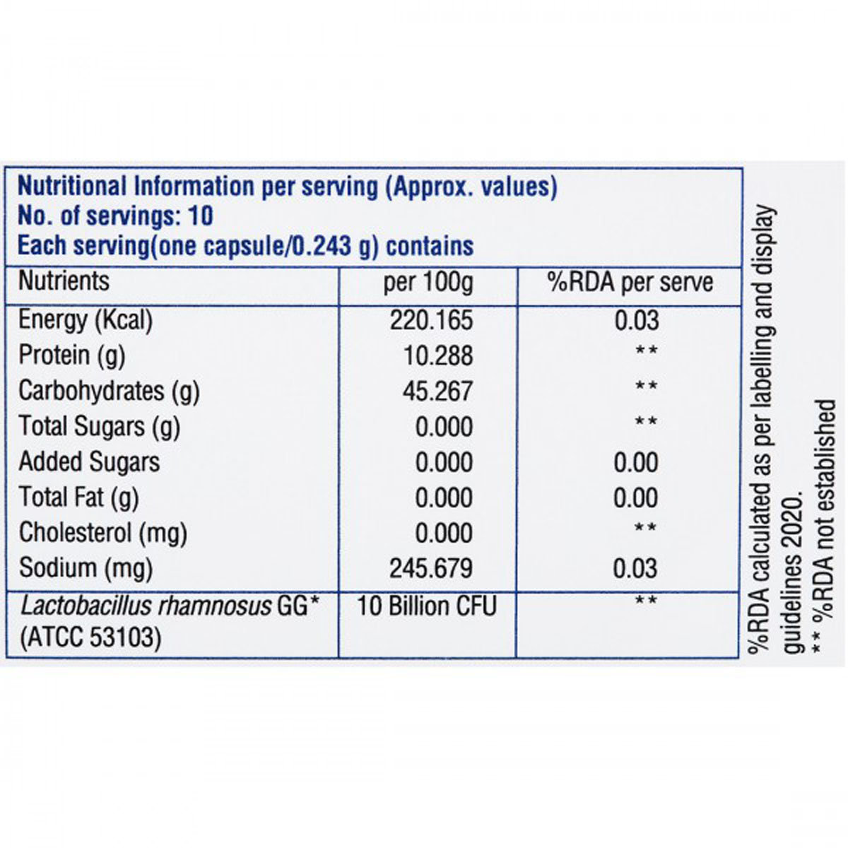 Atogla Probio-OD 10 Billion Veg Capsule 10's, Pack of 10 CapsuleS Atogla Probio-OD 10 Billion Veg Capsule 10's, Pack of 10 CapsuleS