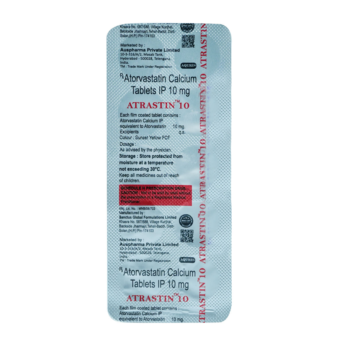 Atrastin 10 Tablet 10's Price, Uses, Side Effects, Composition - Apollo ...