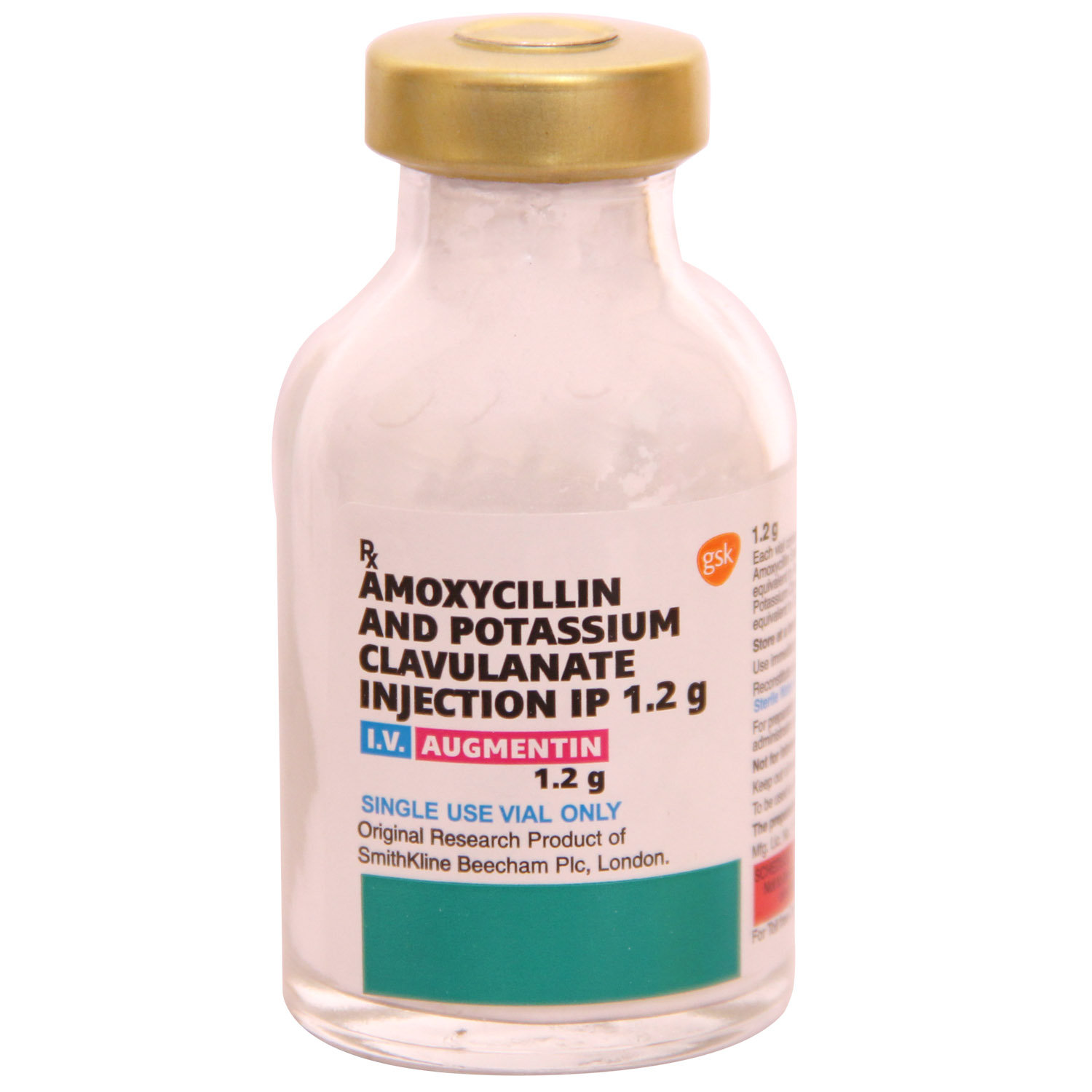 Augmentin 1.2 gm Injection 1's, Pack of 1 INJECTION Augmentin 1.2 gm Injection 1's, Pack of 1 INJECTION