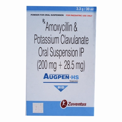 Augpen HS BID 3.3 gm Syrup 30 ml, Pack of 1 Syrup