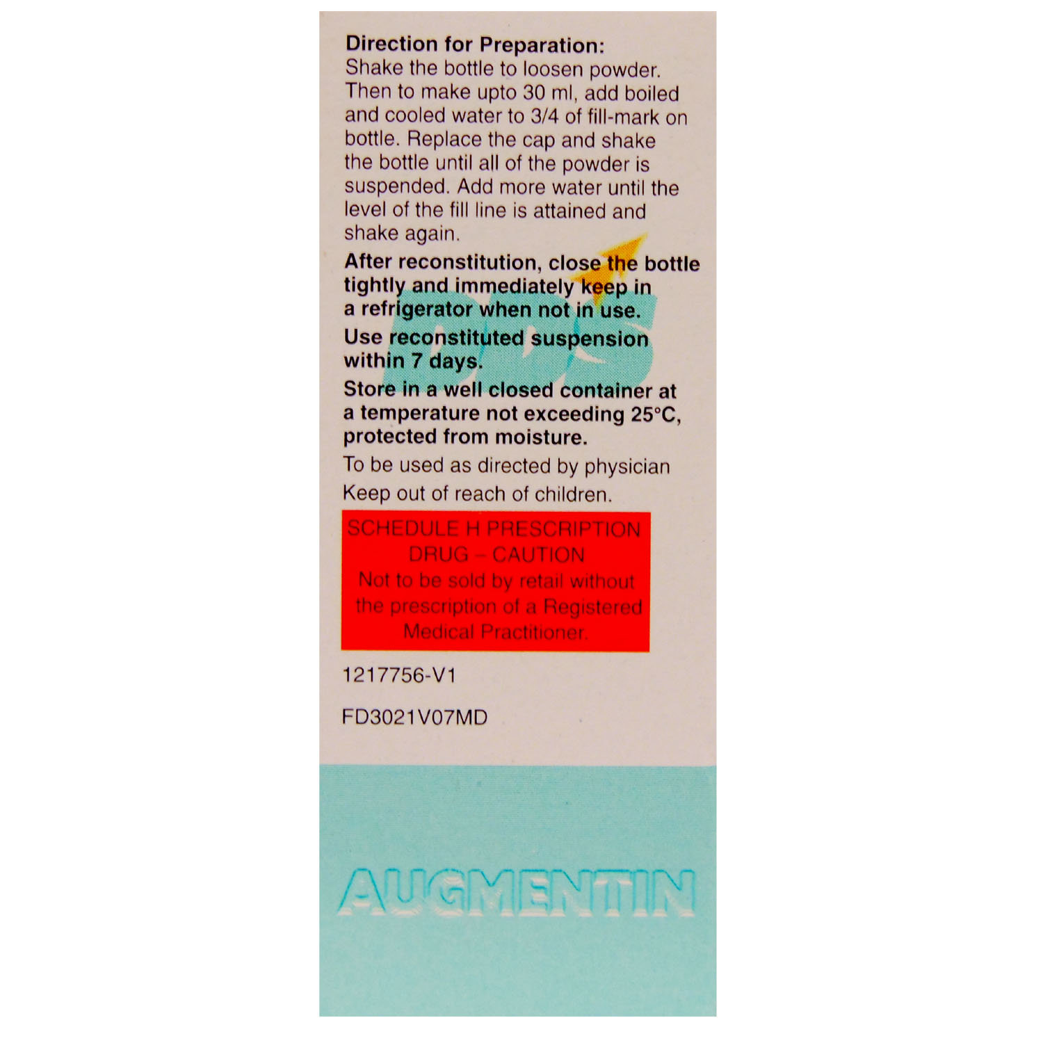 Augmentin DDS Syrup 30 ml, Pack of 1 Syrup Augmentin DDS Syrup 30 ml, Pack of 1 Syrup