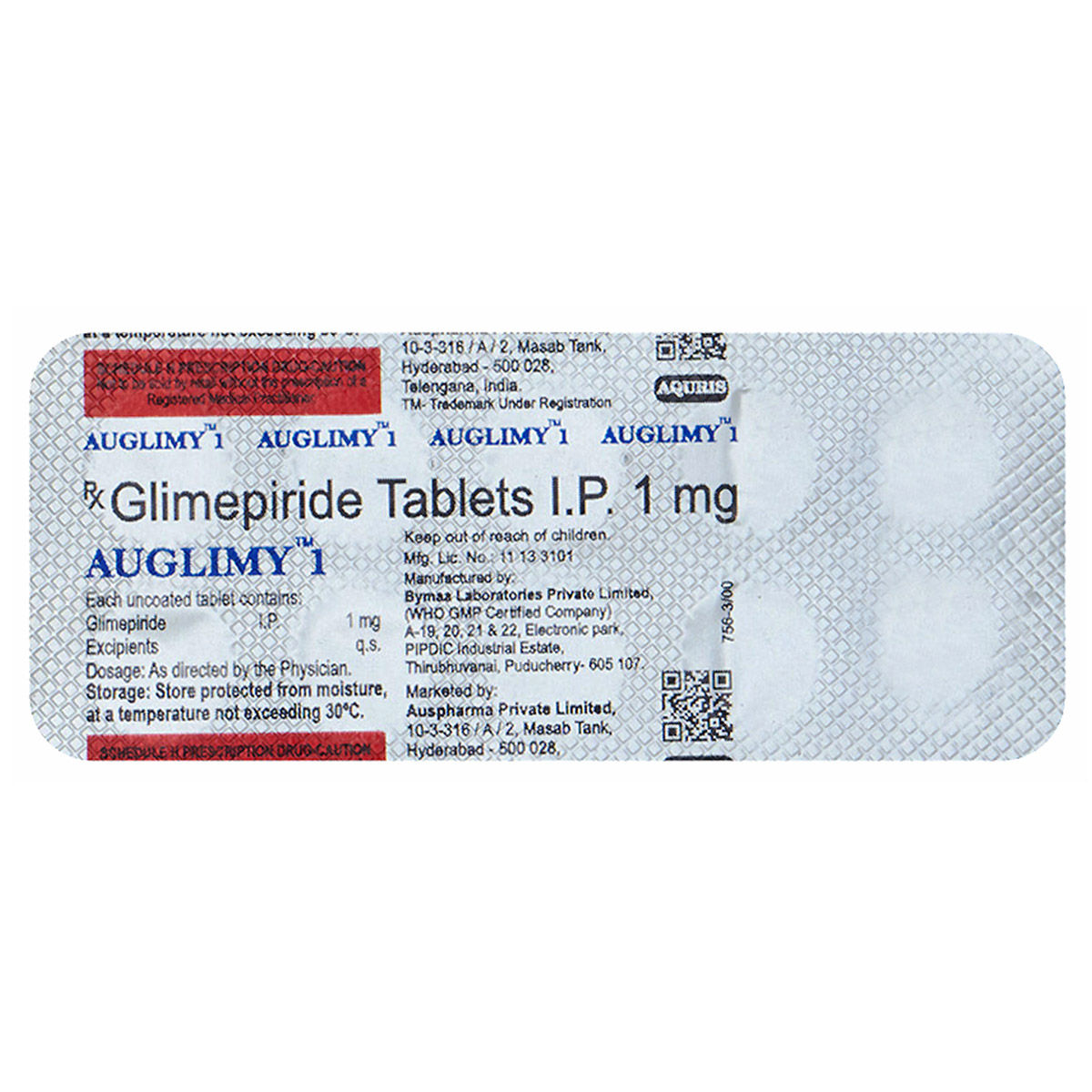 Auglimy 1 Tablet 10's, Pack of 10 TabletS Auglimy 1 Tablet 10's, Pack of 10 TabletS