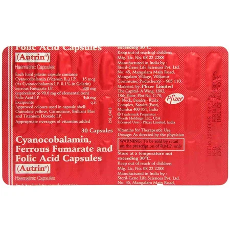 Autrin Capsule 30's