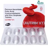 Autrin XT Tablet 10's, Pack of 10 TABLETS