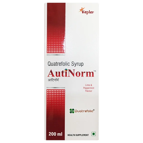 Autinorm Lime & Peppermint Flavour Syrup 200 ml
