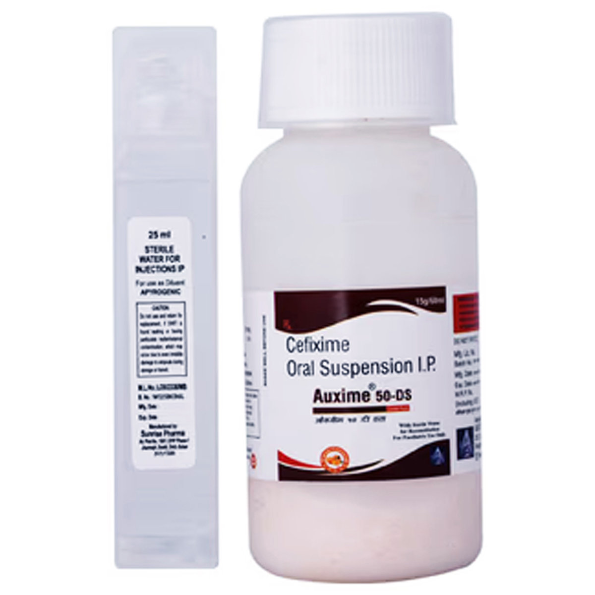 Auxime 50-DS Orange Flavour Suspension 60 ml, Pack of 1 Auxime 50-DS Orange Flavour Suspension 60 ml, Pack of 1