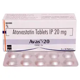 Avas 20 Tablet 10's, Pack of 10 TABLETS