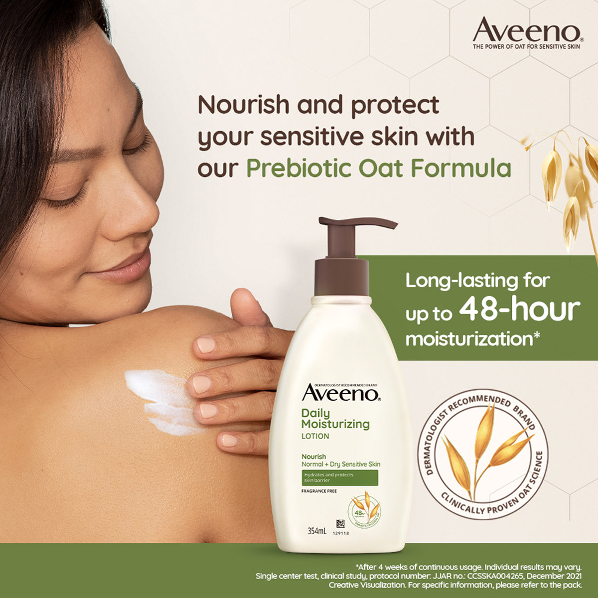 Aveeno Daily Moisturizing Lotion, 354 ml, Pack of 1 Aveeno Daily Moisturizing Lotion, 354 ml, Pack of 1