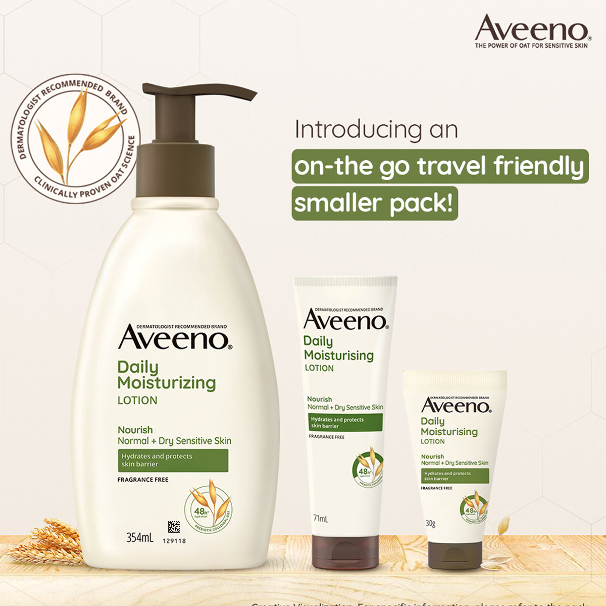 Aveeno Daily Moisturizing Lotion, 354 ml, Pack of 1 Aveeno Daily Moisturizing Lotion, 354 ml, Pack of 1