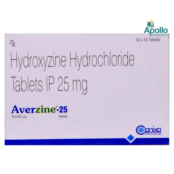 Averzine 25 mg Tablet 15's, Pack of 15 TabletS