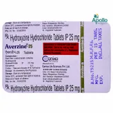 Averzine 25 mg Tablet 15's, Pack of 15 TabletS