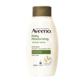 Aveeno Daily Moisturizing Body Wash 354 ml | Prebiotic Colloidal Oat | Nourishes Skin | For Normal &amp; Dry Sensitive Skin, Pack of 1