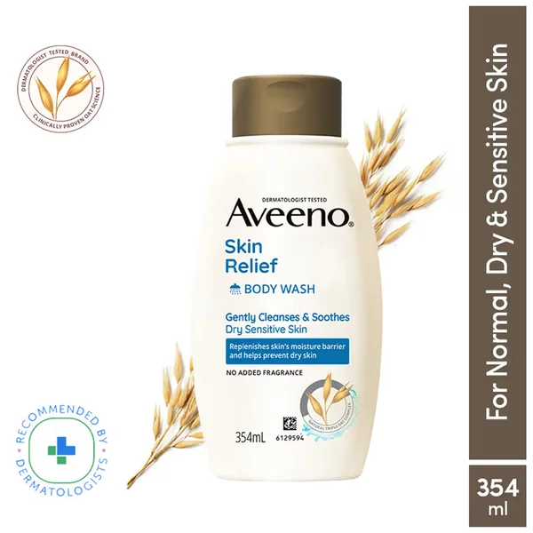 Aveeno Skin Relief Bodywash, 354 ml, Pack of 1
