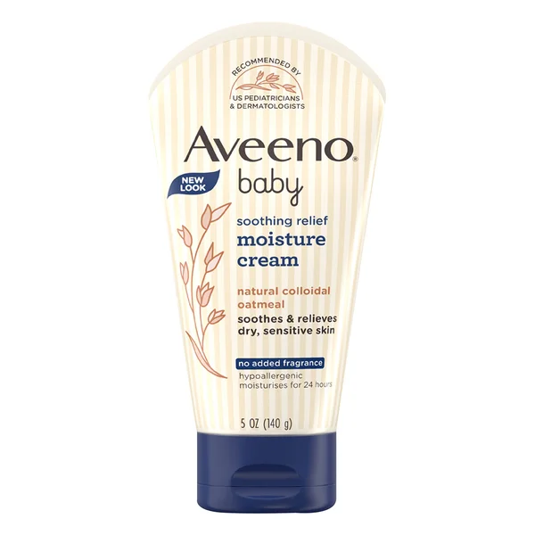 Aveeno Baby Soothing Relief Moisture Cream, 140 gm, Pack of 1