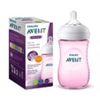 Avent Natural SCF034/10 Pink Color Bottle for 1 Month+ Baby, 260 ml