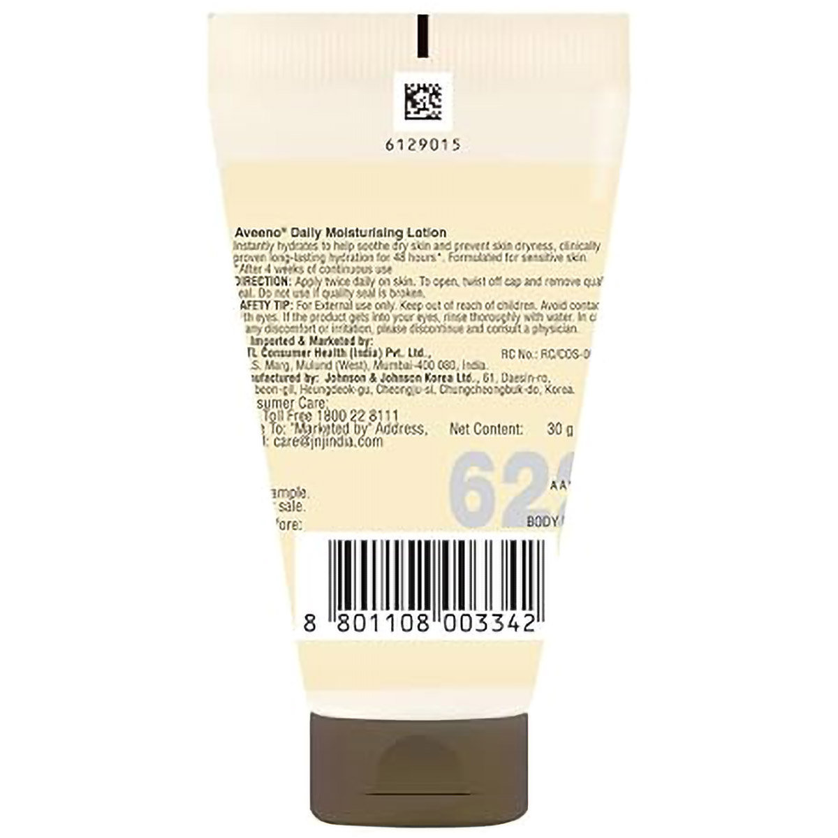 Aveeno Daily Moisturising Lotion, 30 gm, Pack of 1 Aveeno Daily Moisturising Lotion, 30 gm, Pack of 1