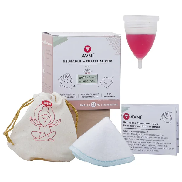 Avni Reusable Menstrual Cup Small, 1 Count