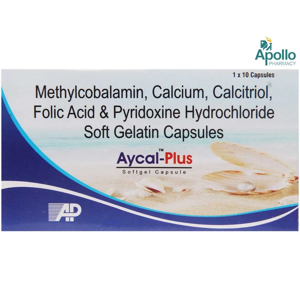 Aycal-Plus Softgel Capsule 10's, Pack of 10 CapsuleS
