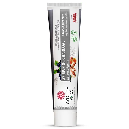 Aimil Ayouthveda Charcoal White Toothpaste, 100 gm