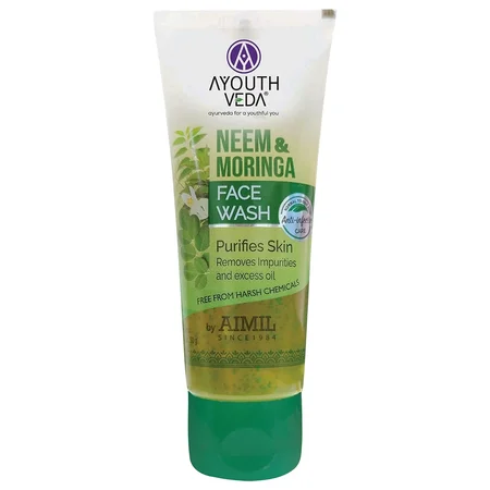 Aimil Ayouthveda Neem & Moringa Face Wash, 50 gm