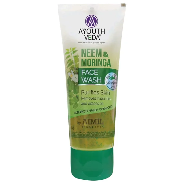 Aimil Ayouthveda Neem & Moringa Face Wash, 50 gm