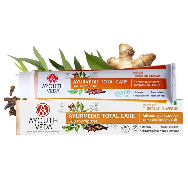 Aimil AyouthVeda Ayurvedic Total Care 360 Tooth Paste, 100 gm