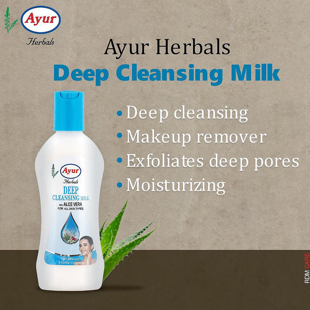 Ayur Herbal Deep Pore Cleansing Milk, 100 ml, Pack of 1 