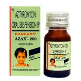 Azax 200 Syrup 15 ml, Pack of 1 SUSPENSION