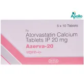 Azerva 20 Tablet 10's, Pack of 10 TABLETS