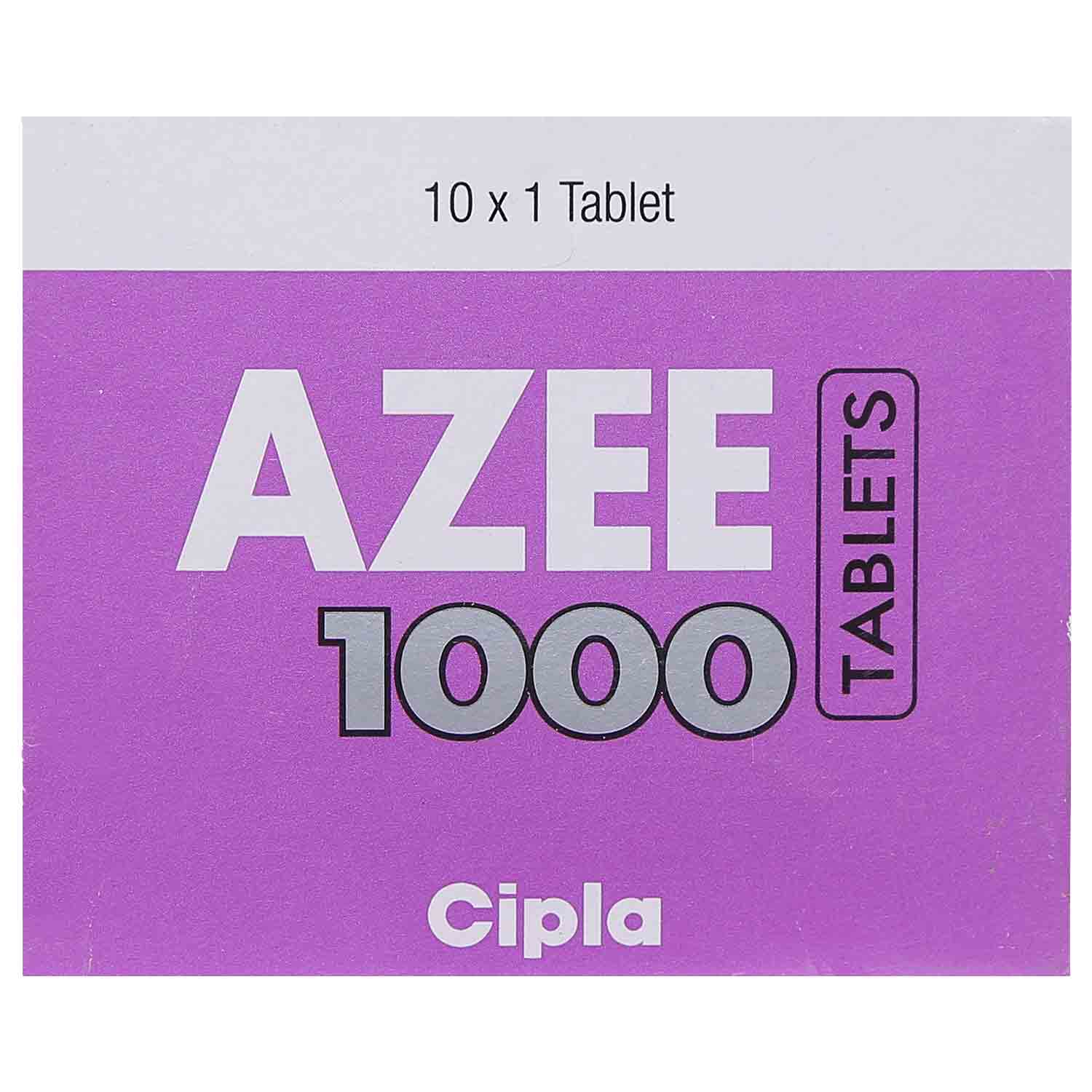 Azee 1000 Tablet 1's, Pack of 1 Tablet Azee 1000 Tablet 1's, Pack of 1 Tablet