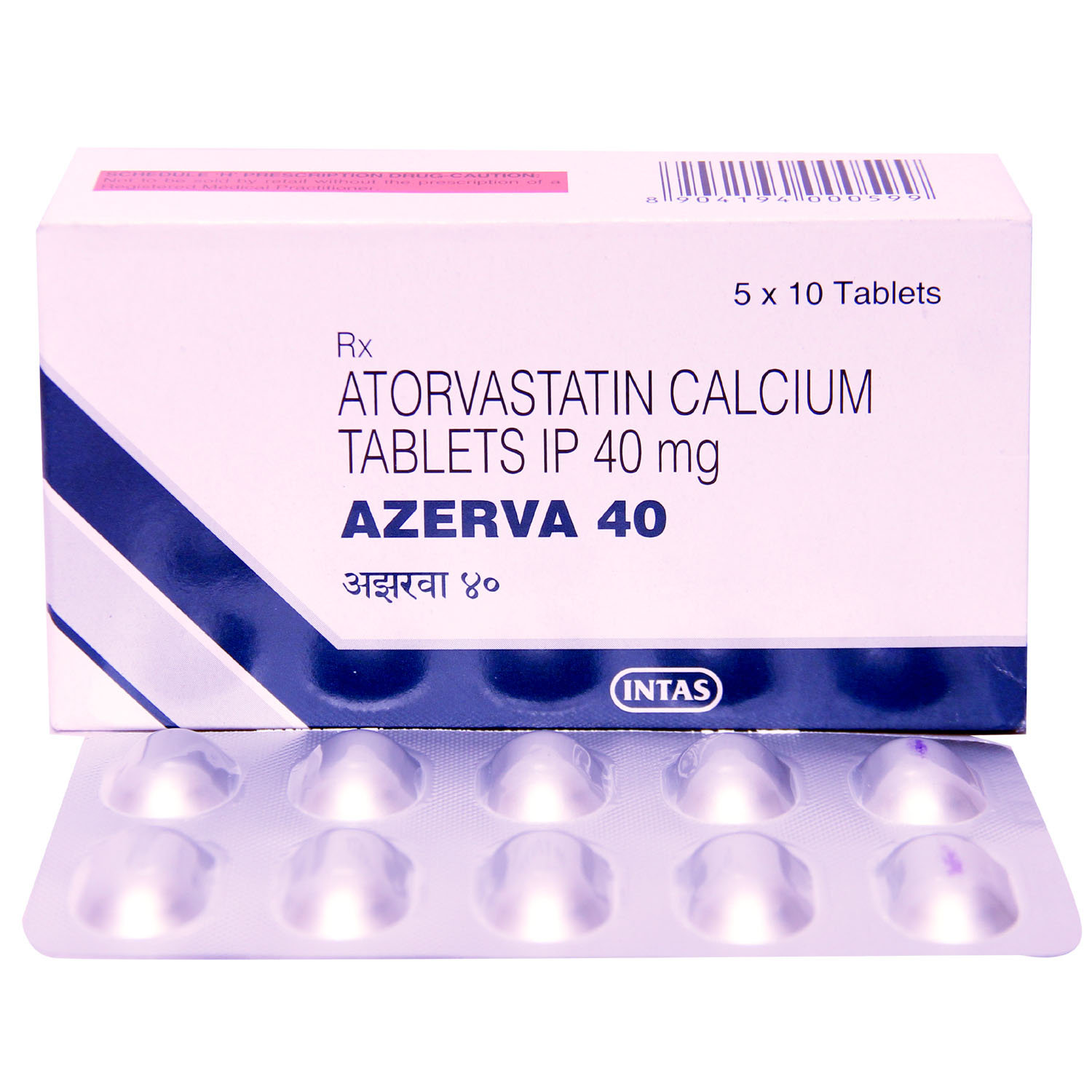 Azerva 40 Tablet 10's, Pack of 10 TABLETS Azerva 40 Tablet 10's, Pack of 10 TABLETS