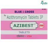 Azibest 250 mg Tablet 6's, Pack of 6 TabletS