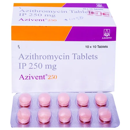 Azivent 250 mg Tablet 6's