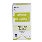Azilide Redimed 100 mg Suspension 15 ml, Pack of 1 Suspension