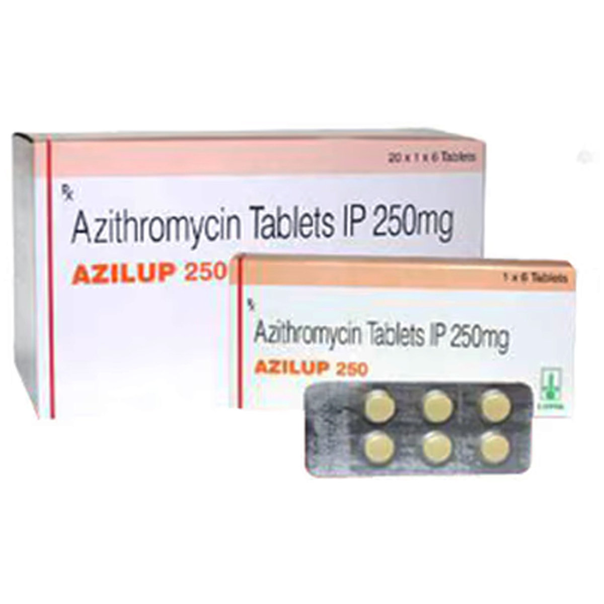 Azilup 250 mg Tablet 6's, Pack of 6 TABLETS Azilup 250 mg Tablet 6's, Pack of 6 TABLETS