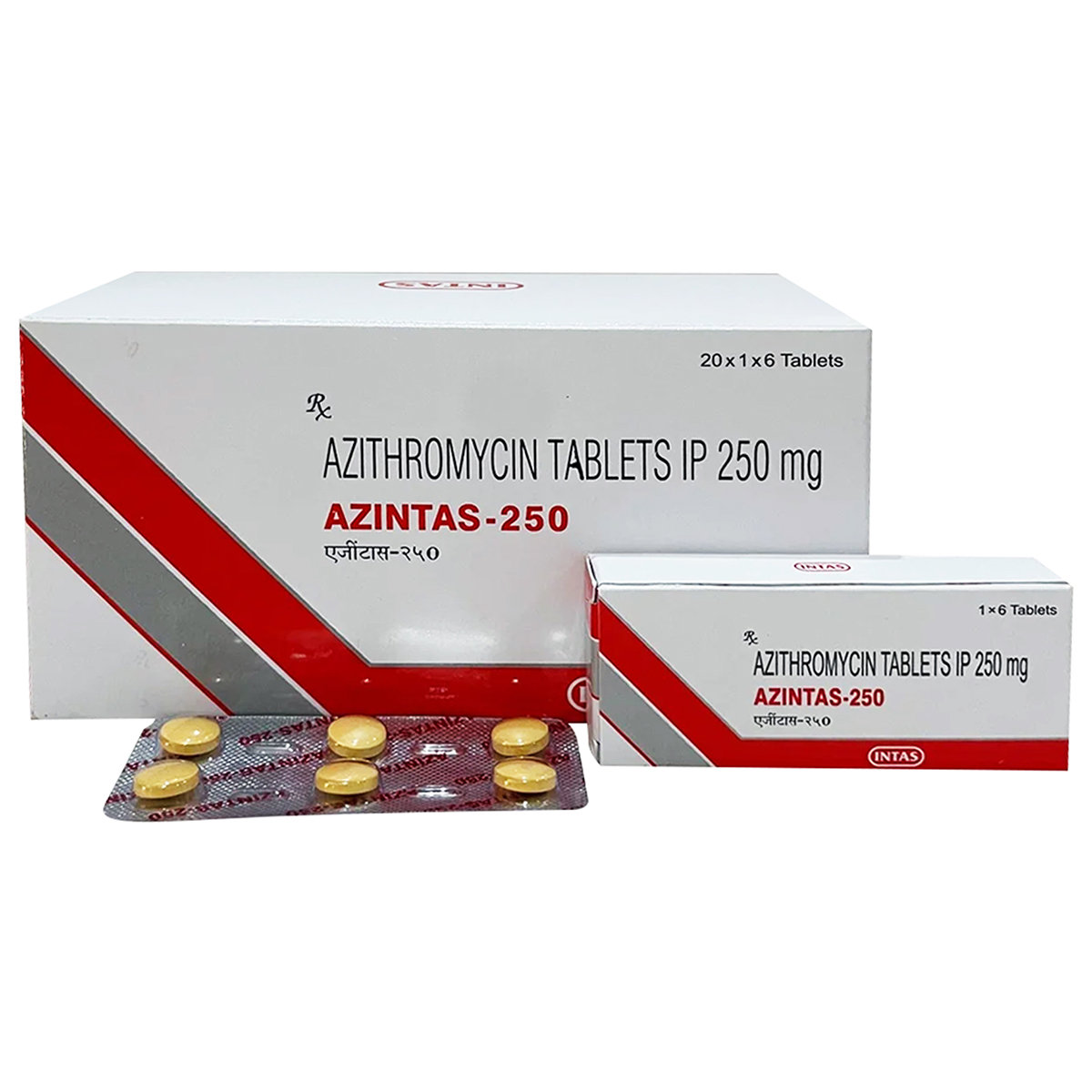 Azintas 250 mg Tablet 6's, Pack of 6 TABLETS Azintas 250 mg Tablet 6's, Pack of 6 TABLETS