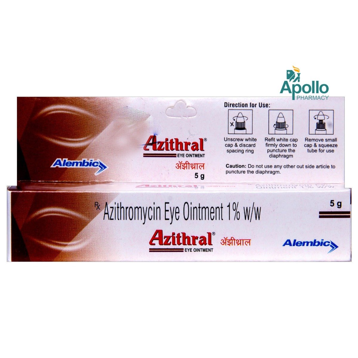 Azithral Eye Ointement 5 gm, Pack of 1 EYE OINTMENT Azithral Eye Ointement 5 gm, Pack of 1 EYE OINTMENT