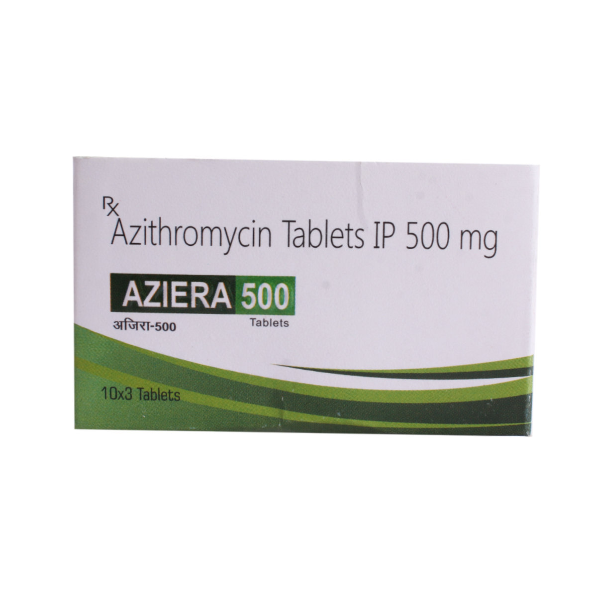 Aziera 500 mg Tablet 3's, Pack of 1 Tablet Aziera 500 mg Tablet 3's, Pack of 1 Tablet
