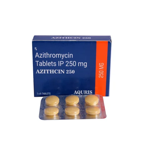 Azithcin 250 mg Tablet 6's