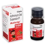 Azicip 100 Peppermint & Orange Flavour Paediatric Suspension