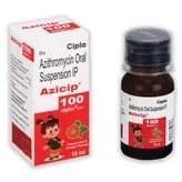 Azicip 100 Peppermint &amp; Orange Flav Paed Suspension 15Ml, Pack of 1 ORAL SUSPENSION