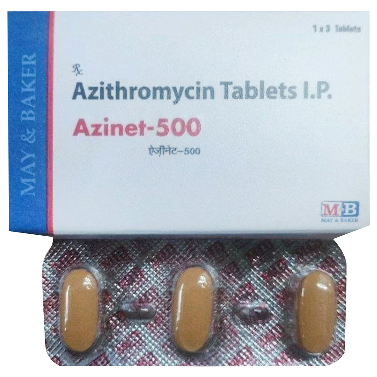Azinet-500 Tablet 3's, Pack of 3 Azinet-500 Tablet 3's, Pack of 3