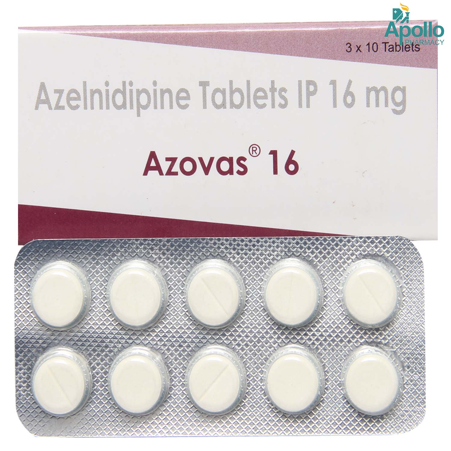 Buy Azovas 16 Tablet 10's Online