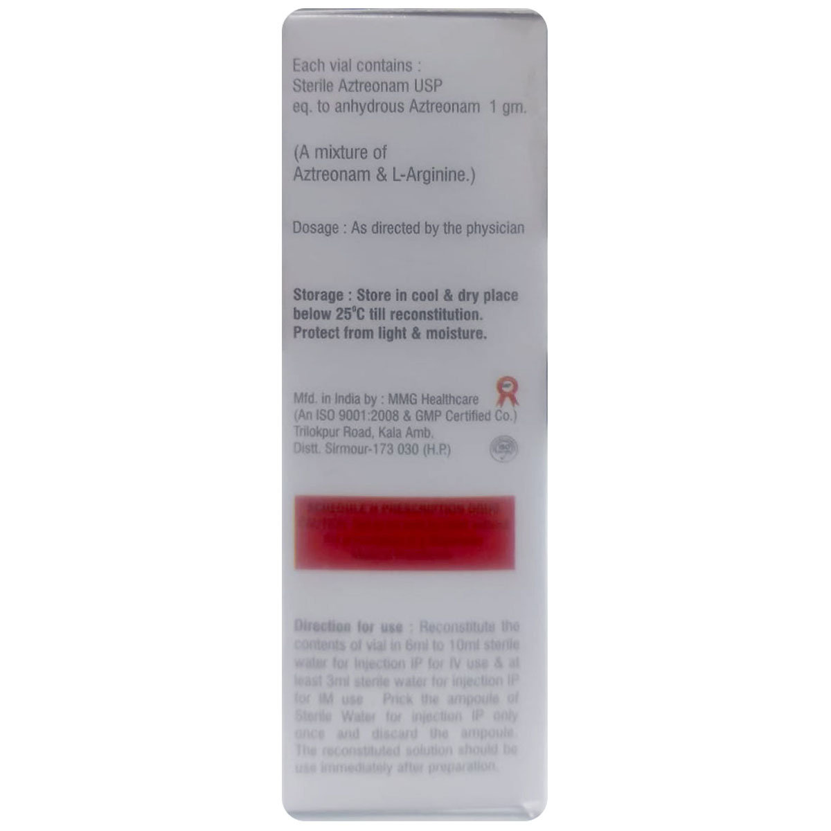 Aztreowin 1 gm Injection 1's, Pack of 1 Aztreowin 1 gm Injection 1's, Pack of 1