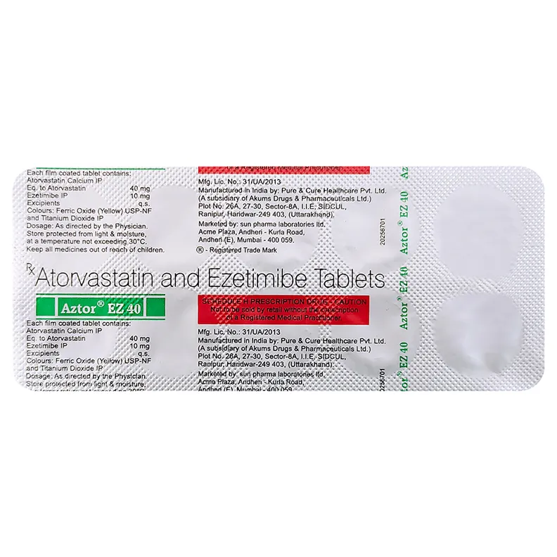 Buy Aztor EZ 40 Tablet 10's online | Uses, Side Effects, Price and ...