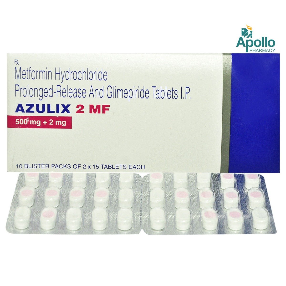 Azulix 2 MF Tablet 15's, Pack of 15 TABLETS Azulix 2 MF Tablet 15's, Pack of 15 TABLETS