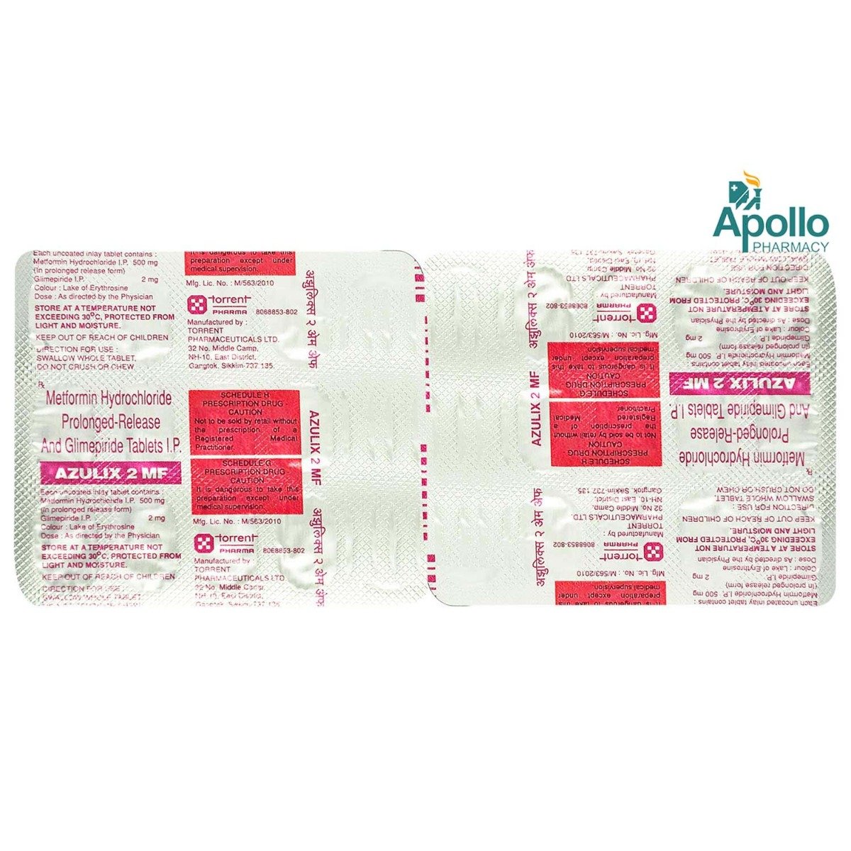 Azulix 2 MF Tablet 15's, Pack of 15 TABLETS Azulix 2 MF Tablet 15's, Pack of 15 TABLETS